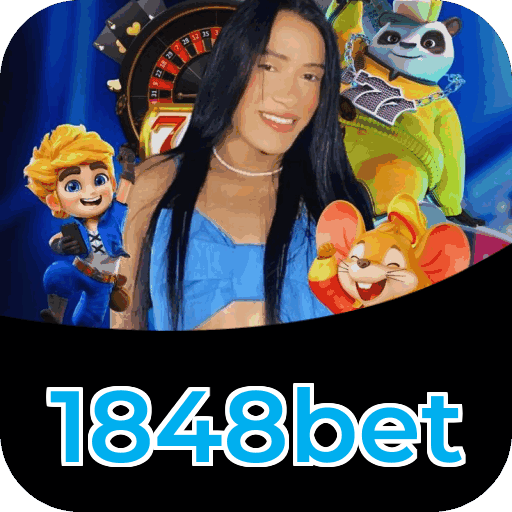 Interface do aplicativo 1848bet mostrando jogos disponíveis no iOS e Android